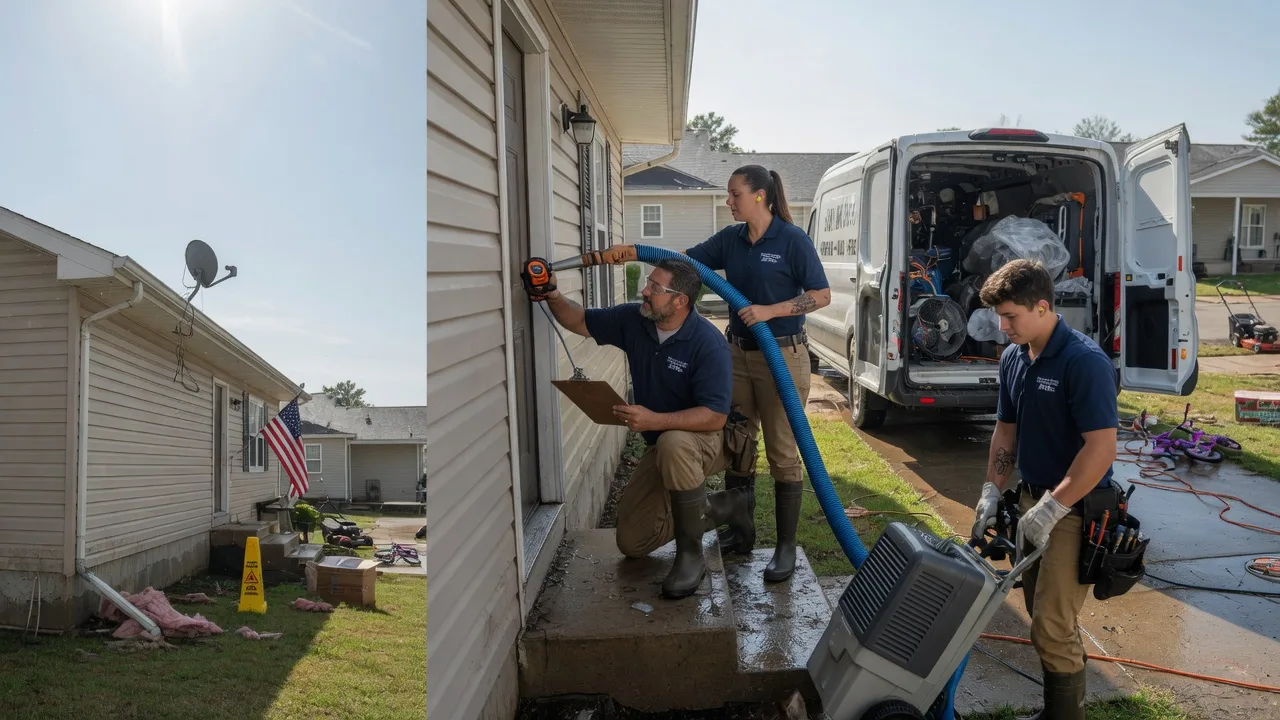 Ceiling Water Damage Restoration in Apollo, PA near me